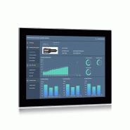 Panel PC industriel fanless 15 pouces pour supervision, HMI et automatisation - EVI-C015SAC avec écran tactile et protection IP66