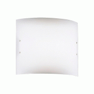 Applique Scilla 36Cm E27 En Méthacrylate Opale Satiné, Applique Et Plafonnier D'Intérieur Ip20, 75W, Coloris Blanc - Rossini Illuminazione - blanc
