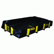 Bac de rétention souple pour fûts et IBC Rigid-Lock QuickBerm Justrite - 305 x 305 x 30cm