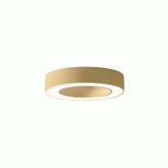 Gea Luce Plafonnier Flor P/P - Led Intégrée 30W 3000K, Gradable À Coupure De Phase, Aluminium Doré Brossé, Diffuseur En Méthacrylate - Gealuce -