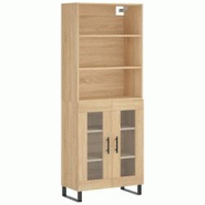 Helloshop26 - Buffet bahut commode armoire meuble de rangement organisateur cuisine salle de séjour salon haut sonoma 69,5 x 34 x 02_0034187 - 300021 Helloshop26 - Buffet bahut commode armoire meuble de rangement organisateur cuisine salle de séjour salon haut sonoma 69,5 x 34 x 02_0034187 - 300021