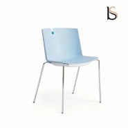 Lot de 2 chaises design Mork - Mobel Linea. - Bleu clair_0