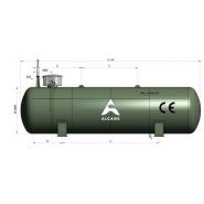 Lpg tanks - citerne à gaz réservoir fixe enterré  - alcane - diamètre 2400 mm