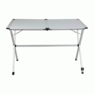 Table pliantes - MIDLAND - Gap LessGrise - 4 personnes - gris aluminium AUC3700628226307 Table pliantes - MIDLAND - Gap LessGrise - 4 personnes - gris aluminium AUC3700628226307