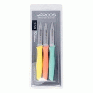 Arcos Série Nova, set de couteaux de cuisine pastel - TT859800 Arcos Série Nova, set de couteaux de cuisine pastel - TT859800