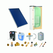 Astrea Pack A - CESI : 1 capteur solaire fixation toiture inclinée + ballon ECS 200L bleu - Thermador - PSOLECSE12M_0