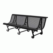 Banc urbain Mexico en acier perforé 200 cm - 3 pieds