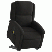 Fauteuil de massage inclinable Noir Tissu Modèle Rervoria - 8721012166660