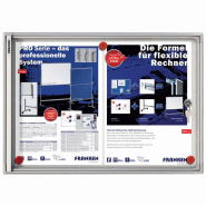 FRANKEN vitrine d'affichage intérieur pour 4 formats A4 valueline 51 x 68 cm - FSA4