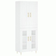 Helloshop26 - Buffet bahut commode armoire meuble de rangement organisateur cuisine salle de séjour salon haut 69,5 x 34 x 180 cm 02_0032660 - 300021 Helloshop26 - Buffet bahut commode armoire meuble de rangement organisateur cuisine salle de séjour salon haut 69,5 x 34 x 180 cm 02_0032660 - 300021