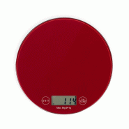 LIVOO balance de cuisine électronique 5kg rouge chilli DOM494R - rouge 3523930106620
