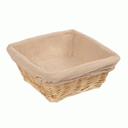 Panier en osier Olympia - Carrées