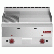 Plaque de cuisson à gaz 2/3 lisse1/3 nervurée - Diamond - 0615402461696