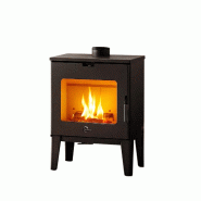Poêle à Bois Dita 7,6 kW Bûche 40 cm Sannover - noir acier 3760401213214
