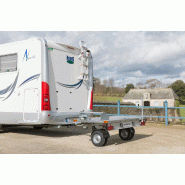 Remorque transversale avec roues pivotantes 360° - YO - CCP5 - Charge utile 230 ou 260 Kg - Reference - YO_CCT4_MP3_260kg