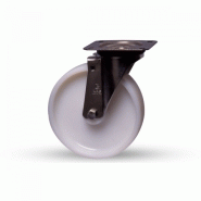 Roulette pivotante avec roue polyamide Roulette pivotante avec roue polyamide
