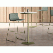 Table mange-debout Elora pour espace de détente avec pied tulipe Table mange-debout Elora pour espace de détente avec pied tulipe