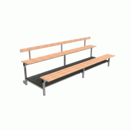 Tribune fixe à bancs modèle TWL - SPORTPLUS.PL - Référence 14.102.L.2