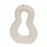 Vase Andy -  Blanc Autre Céramique Amadeus 15.8x5.5 cm - blanc céramique 3520071960609