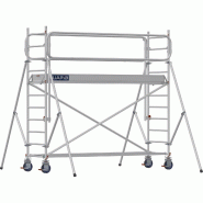 Échafaudage roulant aluminium DOCKER 85 version garde-corps EXMDS - Hauteur de travail : 3,90 m - DUARIB - 7130022 Échafaudage roulant aluminium DOCKER 85 version garde-corps EXMDS - Hauteur de travail : 3,90 m - DUARIB - 7130022