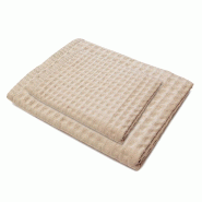 AQA Design Set 1+1 ARIA tourterelle 100 % coton MP05361 - marron textile MP05361