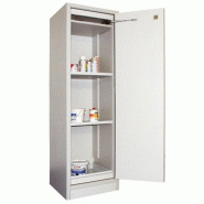 Armoire anti-feu 1 porte F30 avec serrure - Pour produits inflammables - CEMO - 8057 Armoire anti-feu 1 porte F30 avec serrure - Pour produits inflammables - CEMO - 8057