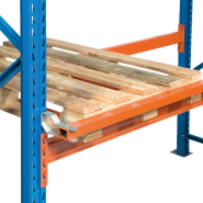 Butée de palettes sur rack pour la prévention de chute Butée de palettes sur rack pour la prévention de chute