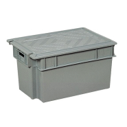 Couvercle caisse plastique minerva l.400 x p.600 mm - 2g04600