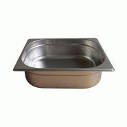 DBMARK - GNP12100-201 - Bac Gastronorme 1/2 100 mm. - 0.8mm S/S201 - gris inox GNP12100-201
