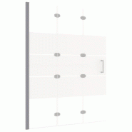 Helloshop26 - Cabine de douche pliable paroi de baignoire paroi de douche cabine de baignoire salle de bain maison intérieur ESG 100 02_0002011 - 300