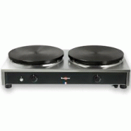 Krampouz Crêpière gaz double Standard - argenté CSCS8MA-KR