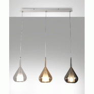 Lustre suspension LED Lila en métal et verre borosilicate 3481-48-297 Fabas Luce - multicolore 8019282511489
