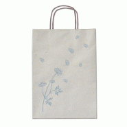 Sac herbe Astera bleu 26+12x36cm - par 25
