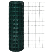Vidaxl clôture euro acier 25 x 1,2 m vert 140580