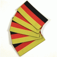 Étiquette à repasser drapeau allemand