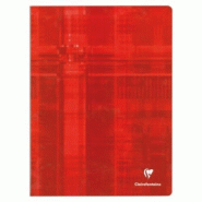 Clairefontaine Lot de 10 Cahier Metric 24x32, 96p./48 feuilles 90 g/m² piquées, ligné 8 mm + marge - 3329680633658