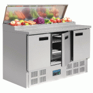Comptoir de préparation réfrigéré pizzas et salades série g 390l - PG605