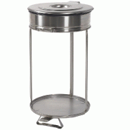 Diamond - Chariot porte-sacs poubelles - réf. CSX/P - gris inox AKS-CSX/P