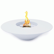 Divina Fire Cheminée au bioéthanol brasero de jardin rond pour extérieur SANTORINI Blanc d.60 - blanc 8055829980875 Divina Fire Cheminée au bioéthanol brasero de jardin rond pour extérieur SANTORINI Blanc d.60 - blanc 8055829980875
