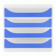 Exacompta BIG-BOX Chromaline cristal/bleu royal translucide - bleu matière synthétique 310360D_0