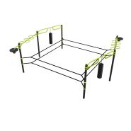 Grand ring équipé avec snake barre, sac de frappe et poire de vitesse - Gamme Fight Club_0