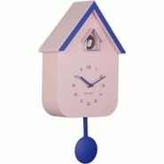 Horloge murale Dupla Color Cuckoo rose Karlsson - rose 8714302771361 Horloge murale Dupla Color Cuckoo rose Karlsson - rose 8714302771361
