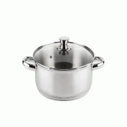 Hostelnovo del Valles Hostelnovo - Casserole inox 18/10 induction 30 x 12 cm 8,5 L - argenté Acier inoxydable 18/10 CI30