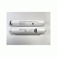 Kit de renouvellement osmoseur SLIM-PURE - Lot de 2 filtres, Charbon activé Argent CA200, Post-Filtre minéralisant B0200, 3 membranes encapsulées 180 GPD - 2012 - HC Kit de renouvellement osmoseur SLIM-PURE - Lot de 2 filtres, Charbon activé Argent CA200, Post-Filtre minéralisant B0200, 3 membranes encapsulées 180 GPD - 2012 - HC