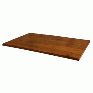 Plateau rectangulaire de table extérieur Werzalit 110x70cm décor pin