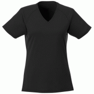 T-shirt Cool Fit manches courtes col V femme Amery - polyester respirant 145 g/m² T-shirt Cool Fit manches courtes col V femme Amery - polyester respirant 145 g/m²