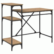 VidaXL Bureau Chêne artisanal 105 x 50 x 90 cm Bois d'ingénierie Modèle Orion Élite - 881286_0