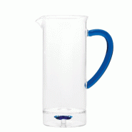 Zafferano Carafe Haute Teca Mare En Verre Borosilicaté Soufflé À La Main, Décor Étoile De Mer, Design Élégant Pour Boissons Et Table, Haute Ré
