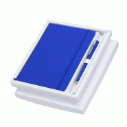 Bloc-notes et stylo bleu - 8412536821134