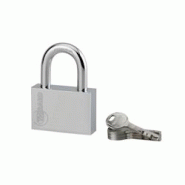Cadenas à clé Disk, acier, chantier, anse acier, 60mm, 4 clés - THIRARD - gris 3150260955170 Cadenas à clé Disk, acier, chantier, anse acier, 60mm, 4 clés - THIRARD - gris 3150260955170